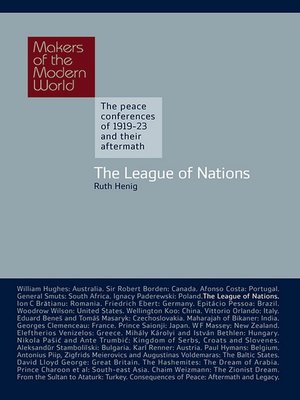 cover image of The League of Nations